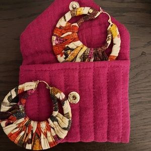 NWT SÉZANE AMANY HOOP EARRINGS